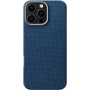 Pitaka Tactile Woven Case, PTK Dark Blue - iPhone 16 Pro KI1603PTK