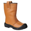 PORTWEST Obuv FW29 Steelite Rigger Scuff Cap S3 CI, holeňová, zateplená ocelovou špicí a stélkou POR-FW29TAR44 44 Hnědá světlá