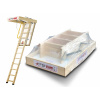 4iQ Group Drevené podkrovné schody NORDIC 87mm 120x60
