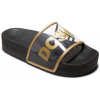 dámske šľapky DC SLIDE PLATFORM SE Black/Gold - BG3 42
