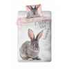 Faro bavlna obliečky Zvieratá Králik 160x200 70x80