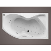 Santech FONTANA asymetrická masážna vaňa 170x95P Fitnes300 +aut.dohr.vody +chromot.ZADARMO F300FON170P