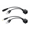 Pasívny PoE univerzálny set (PoE Splitter + PoE Injector)