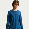 Nike Sportswear Club Mens Long-Sleeve T-Shirt Court Blue L
