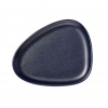 LIND DNA Tanier raňajkový CURVE 22 cm, námornícka modrá, kamenina