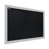 Allboards, Tabule černá křídová v dřevěném rámu 90x60 cm-šedá, TB96GREY
