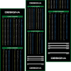 Designa Dart Mat Checkout - Koberec k terči - Wide - Green
