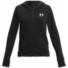 Mikina s kapucňou Under Armour Rival Fleece LU FZ Hoodie-BLK 1373130-001 Veľkosť YMD