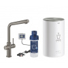 GROHE Red Duo M drezová batéria+ohrev a filtrácia vody, Brushed Hard Grafit 30327AL1 GRO 30327AL1