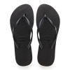 Havaianas Hav. Slim Black 41/42 Flip Flops Womens Black 4 (37)