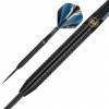 Šípky Winmau steel Sabotage Black 26g, 90% volfrám Hmotnost šipky: 22g
