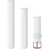 Garmin Řemínek Quick Release 18, silikonový, bílý, přezka Rose Gold 010-12932-0F