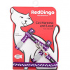 Red Dingo postroj s vodítkem kočka Spots