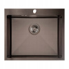 Kuchynská batéria - Umývadlo 59x52 cm oceľ 1-karta, grafit (Kuchynská batéria - Umývadlo 59x52 cm oceľ 1-karta, grafit)