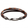 Pánsky kožený náramok Unique & Co. B461DB