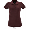 SOL'S | Perfect Women, Dámske polo, fialová heat. oxblood, L