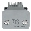 Aesculap 7/8 - zacvakávacia čepeľ, ideálna pre labky a papuľu 0,8 mm