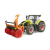 Bruder 3017 Traktor Class Axion 950 se sněhovými řetězy a sněhovou frézou