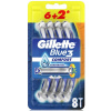 Gillette Blue 3 Comfort 3-čepeľový holiaci strojček pre mužov 8 kusov