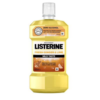 Ústna voda Listerine Fresh Ginger & Lime Mild Taste 500ml 26857