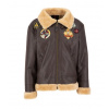 Alpha Industries B3 FL CUSTOM zimná bunda vintage brown Veľkosť: M, Farba: hnedá, piesková