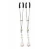 Taboom Tweezers with Pearls Silver