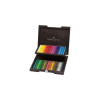 FABER-CASTELL 72-dielna sada pasteliek Polychromos - drevená kazeta