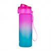 Fľaša OXY CLiCK 600 ml OXY Ombre Blue- pink