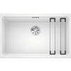 Blanco Etagon 700 Silgranitový drez, 73x46 cm, s pojazdmi, biela 525171