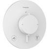 HANSGROHE Ecostat Comfort S termostat pod omietku pre 2 spotrebiče, matná biela, 33715700