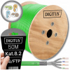 SIEŤOVÝ KÁBEL DRÔT DCA KRÚTENÁ DVOJLINKA SFTP KAT.8.2 LS0H 50M DIGITUS