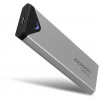 AXAGON box na M.2 NVMe SSD / EEM2-UG2 / USB-C / USB 3.2 Gen2 / kábel 22cm USB-C na USB-C