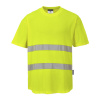 PORTWEST HI-VIS MESH C394 / Funkčné reflexné tričko so sieťovinou - HV žltá L