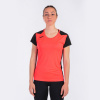 RECORD II SHORT SLEEVE T-SHIRT FLUOR CORAL BLACK XS