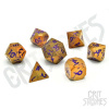 Glassstaff CritStones Metal Dice Set Shattered Sigils (7)