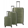 Cestovné kufre set 3ks Travelite AIR BASE S, M, L 213 L zelená