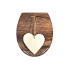 WC sedátko SCHÜTTE WOOD HEART