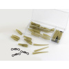 Set klipov na olovo Extra Carp Lead Clip Set Anti Tangle Sleeves