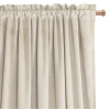 XZHome (dodávateľ) Zatemňovací velúrový záves – krémový, jednofarebný, 1 ks Veľkosť: 145x250 na riasiaci pás