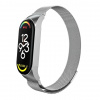 OEM Náhradní náramek Milánský tah pro Xiaomi Mi Band 7 Farba: Stříbrná