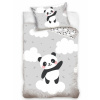 TipTrade Obliečky bavlna do postieľky Panda na obláčiku Varianta: Bavlnené obliečky do postieľky Panda na obláčiku 100x135, 40x60 cm