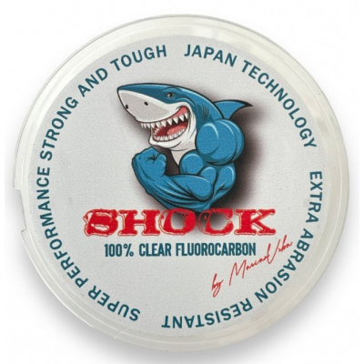 Šokový vlasec Method Feeder Fans Shock Fluorocarbon Číry 100m 0,45mm/11,34kg