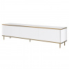 TV komoda IMAJ 1 biela/zlatá