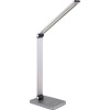 Platinet stolní LED lampa 10W stmívatelná, dotykové ovládání, bezdrátové nabíjení, USB port, stříbrn PLADLL888AG