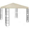 vidaXL Altánok krémový 3x3 m - Krémová - 98968-61152