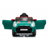 Elektrické autíčko BMW Mini Cooper 12V, zelené, USB Vstup s Bluetooth pripojením na MP3 Prehrávači, 2,4 GHz diaľkové ovládanie, 2 x 25W Motor, Lítiová batéria, LED svetlá, ORIGINAL licencia