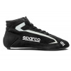 Závodné topánky Sparco SLALOM+, s homologáciou FIA, farba čierna