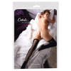 Stehenné sieťové pančuchy M/L - Cottelli Collection Sexy samodržiace pančuchy