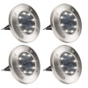 Solárne svietidlá - Solárne lampy 4 kusy 8 LED zeme Novinka (Solárne svietidlá - Solárne lampy 4 kusy 8 LED zeme Novinka)
