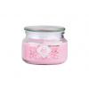 Emocio Sklo so skleneným viečkom Pink Flower vonná sviečka 100x79 mm